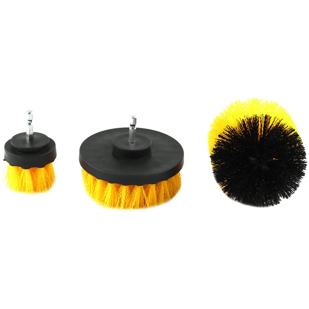 Pasuihcay 3pcs Eletric Tile Grout Power Scrubber Cleaning Tub Cleaner Combo Tool for Power Tools