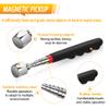Telescoping Magnetic Pickup Tool Set Pull Force 22 lb, Extendable Magnet Pick-Up Tools, Telescopic Magnet Stick, Round 360 Swivel Adjustable Inspection Mirror, Birthday Gifts for Men, Dad, 2 Pack view 3