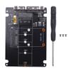 Pasuihcay 2 in 1 NGFF M.2 B+M Key Mini PCI-E or mSATA SSD to III for Full msata SSD/ 2230/2242/2260/22x80 M2 view 1