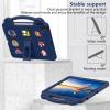 AKABEILA Compatible with Samsung Galaxy Tab S7 FE 12.4(2021)/Tab S7 Plus(2020)/Tab S8 Plus(2022) 12.4/Tab S9 Plus(2023) 12.4 Tablet Case, Kids Case with Shoulder Strap & Pen Tray Navy Blue view 2