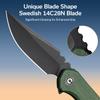 CIVIVI Bluetick Folding Knife for EDC, Pocket Knife with 3.47" 14C28N Blade Canvas Micarta Handle, Utility Knife for Outdoors Indoors C23050-3 view 3