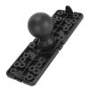 Universal Fish Finder Mount Plate, Ball Boat Electronic Fish Finder Holder for Garmin, for Humminbird, for Lowrance, for GPS Chartplotters and Fish Finders view 2
