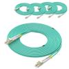 BEHONA LC to LC Fiber Patch Cable, OM3 Multimode 1M/3ft 5Pack, 10G/40G Duplex 50/125m, LSZH Jacket for Data Center/SFP+ Transceivers - Corning Fiber & Zirconia Ceramic view 1