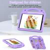 AKABEILA Compatible with Apple iPad Air 1 2013/Air 2 2014/Pro 9.7(2016)/iPad 9.7(2017/2018) Tablet Case, Kids Shockproof Protective Case with Shoulder Strap & Stand Handle & Pen Tray Light Purple view 3
