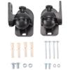 Pasuihcay Universal Rotatable Speaker Wall Mount Stand Bracket 1 Pair Black view 1