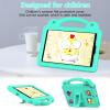 AKABEILA Compatible with Apple iPad Mini 1/2/3/4/5 Tablet Case, Kids Friendly Universal Lightweight Shockproof Protective Case with Shoulder Strap & Stand Handle Mint Green view 3