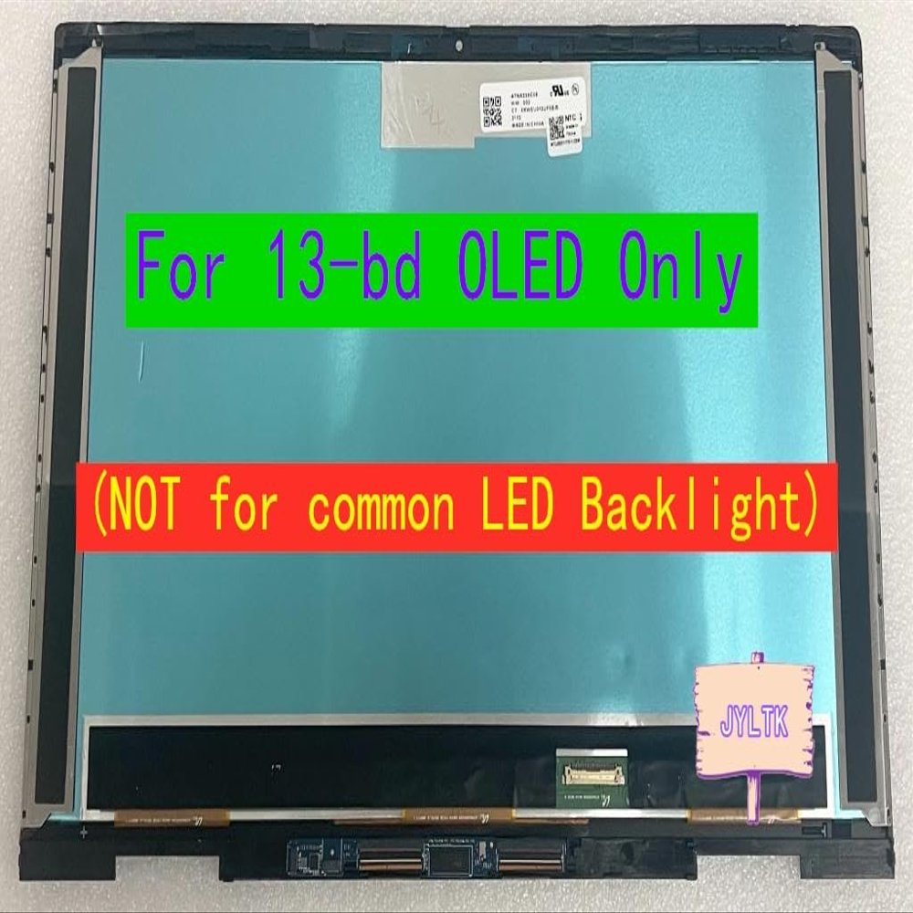 13.3" OLED FHD LCD Touch Screen Display Bezel Assembly ATNA33XC08 Replacement for HP Envy x360 13-bd 13t-bd 13m-BD OLED Only (NOT for Common LED)