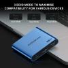 HDMI Splitter 1 in 2 Out 4K, AVIDGRAM HDMI 2 Port Splitter with Auto, Copy, and Fixed Mode for Dual Identical Display, Compatible with Xbox, PS4 Pro, PS5 (Blue) view 4