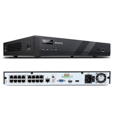 ONWOTE 6K 12MP 16 Channel PoE NVR, Smart AcuSearch, 16CH Security Video Audio Recorder (Built-in 16 PoE Ports), Only Work with ONWOTE 12MP/4K 8MP/6MP/5MP POE IP Cameras, Support 20TB (No HDD Included)
