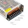 BTF-LIGHTING AC100-240V to DC24V8.3A Max200W Switching Power Supply Device Transformer Adapter Converter for LED Strip/String,LED Matrix,CCTV Camera,Security System,Radio view 3
