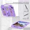 AKABEILA Compatible with Huawei MediaPad T5 10.1/Lenovo Tab M10/Lenovo Tab P10 Tablet Case, Kids Lightweight Shockproof Protective Case with Shoulder Strap & Stand Handle - Light Purple view 2