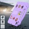AKABEILA Compatible with Huawei MediaPad T5 10.1/Lenovo Tab M10/Lenovo Tab P10 Tablet Case, Kids Lightweight Shockproof Protective Case with Shoulder Strap & Stand Handle - Light Purple view 4