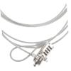 Homoyoyo 1.8m Laptop Security Cable Lock Anti-Theft Password Chain for Notebooks Compatible with Laptops Desktops Diameter Easy to Use with One Hand view 1