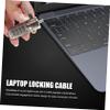 Homoyoyo 1.8m Laptop Security Cable Lock Anti-Theft Password Chain for Notebooks Compatible with Laptops Desktops Diameter Easy to Use with One Hand view 2
