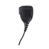 Pdflie Walkie Talkie Shoulder Mic Remote Hands Free External Speaker Microphone Collar Lapel Ptt Mic for Midland 2 Pin Two Way Radios gmrs gxt lxt frs(Black,Wired,IP54 Waterproof) view 2