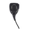 Pdflie Walkie Talkie Shoulder Mic Remote Hands Free External Speaker Microphone Collar Lapel Ptt Mic for Midland 2 Pin Two Way Radios gmrs gxt lxt frs(Black,Wired,IP54 Waterproof) view 4