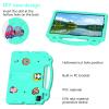 AKABEILA Compatible with Samsung Galaxy Tab A9 8.7 X115N(2023) Tablet Case, Kids Friendly Universal Lightweight Shockproof Protective Case with Shoulder Strap & Stand Handle Mint Green view 3