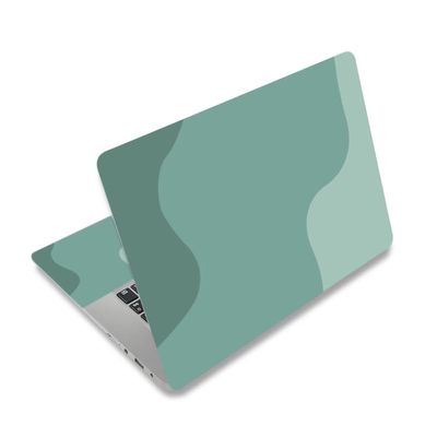 AIMSA Laptop Notebook Skin Sticker Decal, 12/13/13.3/14/15/15.4/15.6 inch Laptop Universal Cover, Scratch Resistant Art Decal Protector, Mint Green Gradient