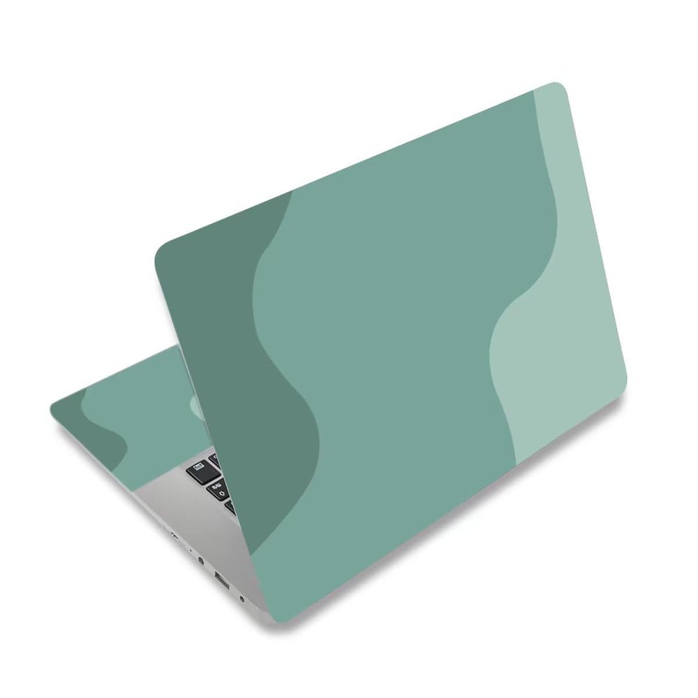AIMSA Laptop Notebook Skin Sticker Decal, 12/13/13.3/14/15/15.4/15.6 inch Laptop Universal Cover, Scratch Resistant Art Decal Protector, Mint Green Gradient
