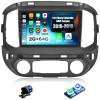 2+64G Android 13 Car Stereo for Chevy Colorado GMC Canyon 2015-2019 with Wireless Carplay Android Auto,9'' Touchscreen Car Radio with WiFi GPS Navigation Bluetooth FM/RDS Radio SWC+AHD Backup Camera view 1