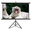 Xnyaizyc Projector Screen 60/72 inch, Projection 4:3/16:9 4K HD Movies Screen for Home Cinema Office Video Game, Projection Screen Indoor Outdoor Wall and Stand Mount (Size : 72"" (4:3)) view 1