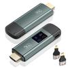 TTQ Wireless HDMI Transmitter and Receiver, Wireless HDMI Extender 4K Supported, Metal Housing, LED Display, 100FT Range, 2.4G&5G, for PC/Laptop/Camera/HDTV/Projector/TV Box view 1