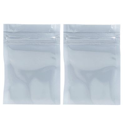 Rebower Anti Static Bags ESD Shielding Bags Resealable, [for Electronic Device GPU Hard Drive SSD HDD Motherboard] - 2.5x3.5inch/50pcs