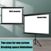 Pull Down Projector Screen with Stand, 60" 72" Wall Mounted 4K HD Projection Screen with 4:3 16:9 Aspect Ratio, for Home Cinema Theater Presentation Education Outdoor Indoor ( Size : 60" (16:9) ) view 2