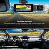 Dash Cam Front and Rear, Car Camera with 64GB Card, 3 Channel Dash Camera for Cars, G-Sensor, 3IPS Screen, 24Hr Parking, 170Wide Angle, Loop Recording, IR Night Vision view 4