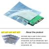 Rebower Anti Static Bags ESD Shielding Bags Resealable with Labels, [for Electronic Device GPU Hard Drive SSD HDD Motherboard] - 6x8inch/50pcs view 3