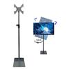EBAKIN TV Stand Mount fit 12 to 43 inch TV with Safe Lock VESA Stand with Height Adjustable and 360 Degree Swivel Floor TV Stand for Home Office view 1