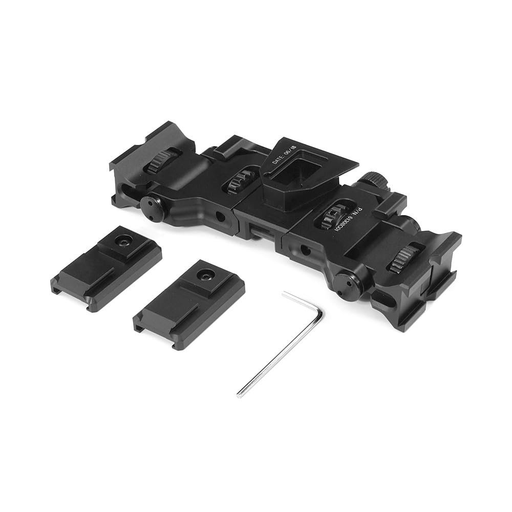 Aimsniper MUM/GT-14 Binocular Bridge System NVG MountNight Vision Goggles Night Vision Adapterfor PVS-14 Night Vision Binoculars Monocular Or Binocular (BK)
