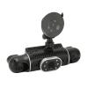 Asixxsix 360 Dash Cam, 4 Channel Camera 1080Px4, Front Left Right and Rear, Front and Rear Inside with IR Night Vision, 360 Degrees Panoramic Car Recorder Parking Monitor, Dash Camera view 4