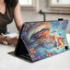 BWOOLL Case for All-New Amazon Fire HD 10 & HD 10 Plus Tablet 10.1" (13th/11th Generation, 2023/2021 Release), Slim PU Leather Stand Cover with Auto Wake/Sleep, Fox and Butterfly view 4