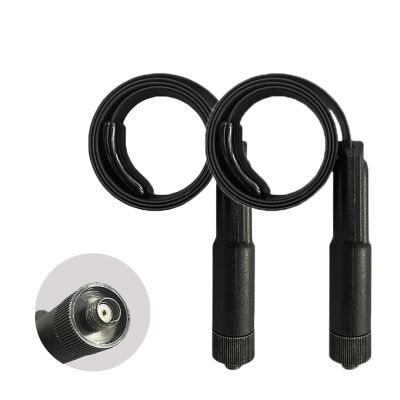 2 Packs Tactical Antenna Tape Measure SMA-Female for BAOFENG BF-F8HP Two Way Radio Dual Band Flexible Antenna Compatible with UV-K5 Walkie Talkie Accessories