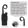 2 Packs Tactical Antenna Tape Measure SMA-Female for BAOFENG BF-F8HP Two Way Radio Dual Band Flexible Antenna Compatible with UV-K5 Walkie Talkie Accessories view 2