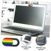 BUTIFULSIC 3pcs Webcam Cover Slide Privacy Rainbow Stripe for Laptop Tablet Camera Cover for Enhanced Security and Fun Functionality view 2