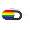 BUTIFULSIC 3pcs Webcam Cover Slide Privacy Rainbow Stripe for Laptop Tablet Camera Cover for Enhanced Security and Fun Functionality view 3