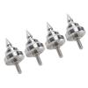 ASHATA HiFi Speaker Spikes, Turntable Isolation Stand Feet, Shockproof Adjustable Stainless Steel Speaker Isolation Spike Feet for Amplifier CD DVD Player 4pcs (#13) view 2
