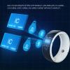 LOCADENCE Ceramic NFC Ring, Tai Chi Design Multifunctional Intelligent Wearable Universal Sensing NFC Ring for All Mobile Phone with NFC Function (M) view 4