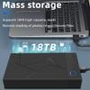 Hubceuo 3.5 Inch HDD Enclosure USB 3.0 to SATA Hard Drive Case SSD Enclosure External Solid State Hard Drive Disk Box-US Plug Easy to Use, Black, 500406294A2 view 3