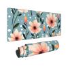 NONHAI Large Gaming Mousepad with Non-Slip Rubber Base Extended Laptop Desk Pad 31.5x11.8inch Long Computer Keyboard MouseMat Polka Dots Flowers Mousepad for Home Office Work view 2