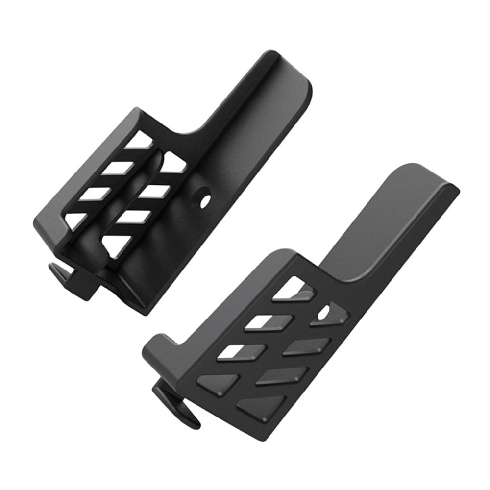 BUTIFULSIC 1pc Dual-Slot Tablet and Mobile Phone Stand Black Versatile Holder for Desk Bed and Travel Sturdy Material Viewing Angle