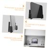 BUTIFULSIC 1pc Dual-Slot Tablet and Mobile Phone Stand Black Versatile Holder for Desk Bed and Travel Sturdy Material Viewing Angle view 4