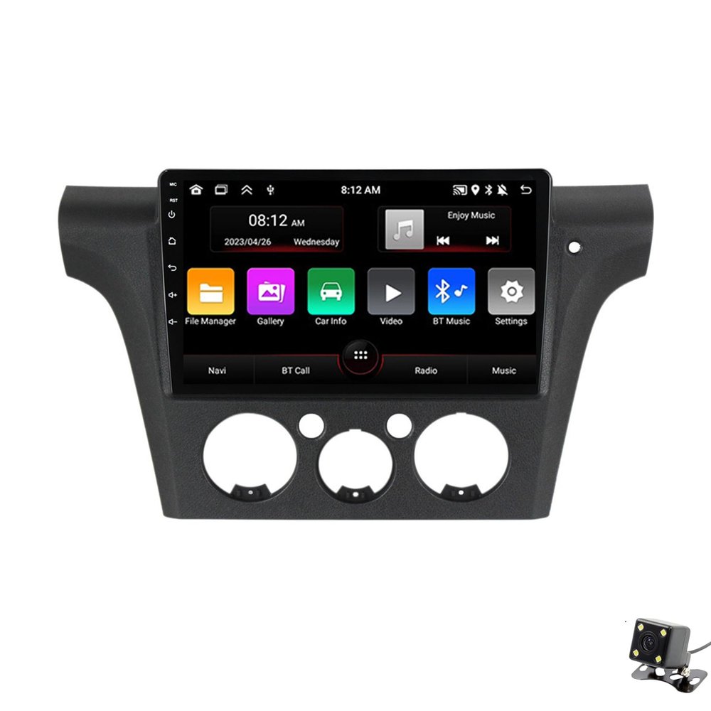ADMLZQQ Car Stereo 10.2" Android 12 Double Din Bluetooth Autoradio for Mitsubishi Outlander 2001-2005,Touchscreen Radio with GPS Car-Play Bluetooth SWC Backup Camera 5G WiFi AM/FM,M150cp