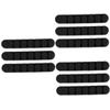 Angoily 9pcs Self-Adhesive Cable Organizers for Desk and Home Data Wire Wrappers Multipurpose Silicone for Earphone Network and Keyboard view 1