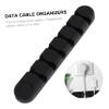 Angoily 9pcs Self-Adhesive Cable Organizers for Desk and Home Data Wire Wrappers Multipurpose Silicone for Earphone Network and Keyboard view 4