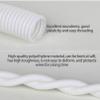 BiiKoon 9.8FT Polypropylene Corrugated Flexible Conduit Pe Hose Ventilation Pipe 2 Inch Inline Duct Fan - 10 Feet - White 20 25 32 40 50Mm Diameter Exhaust Pipe (Size : 50mm) view 4