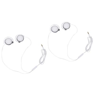 Angoily 2pcs Neck Hanging Headset Sports Earphones with Mic Aural Earphone for Workout Comfortable Fit for Daily Use