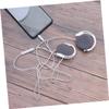 Angoily 2pcs Neck Hanging Headset Sports Earphones with Mic Aural Earphone for Workout Comfortable Fit for Daily Use view 3